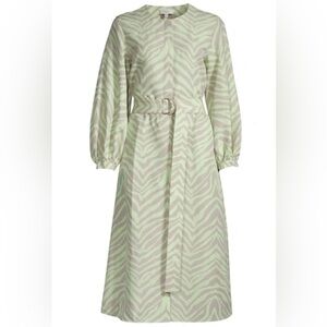 Lafayette New York Midi Dress in Key Lime Size Large